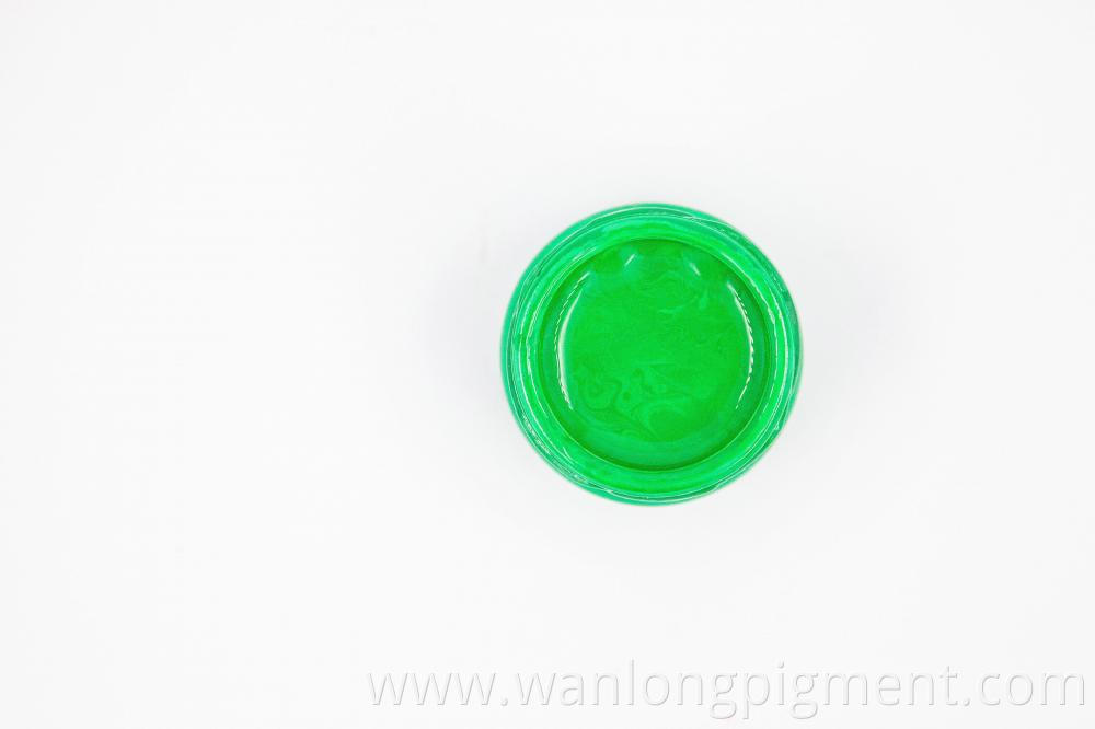 Fluorescent pigment paste